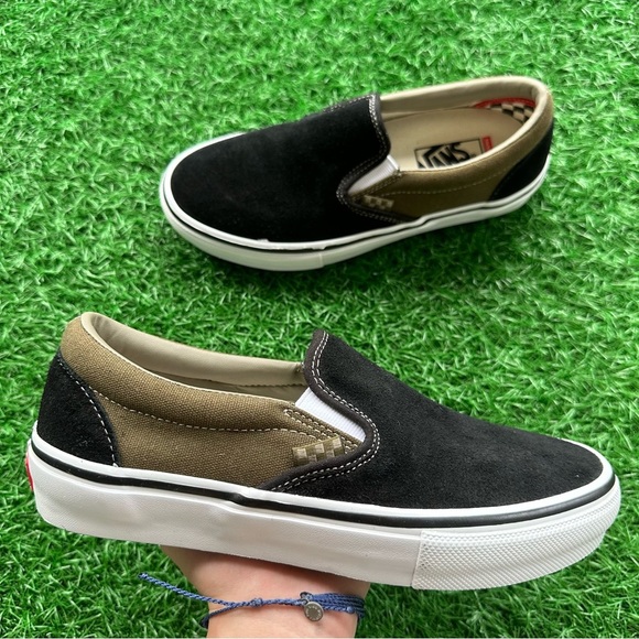 Vans Shoes - Vans Skate Slip On Black Olive